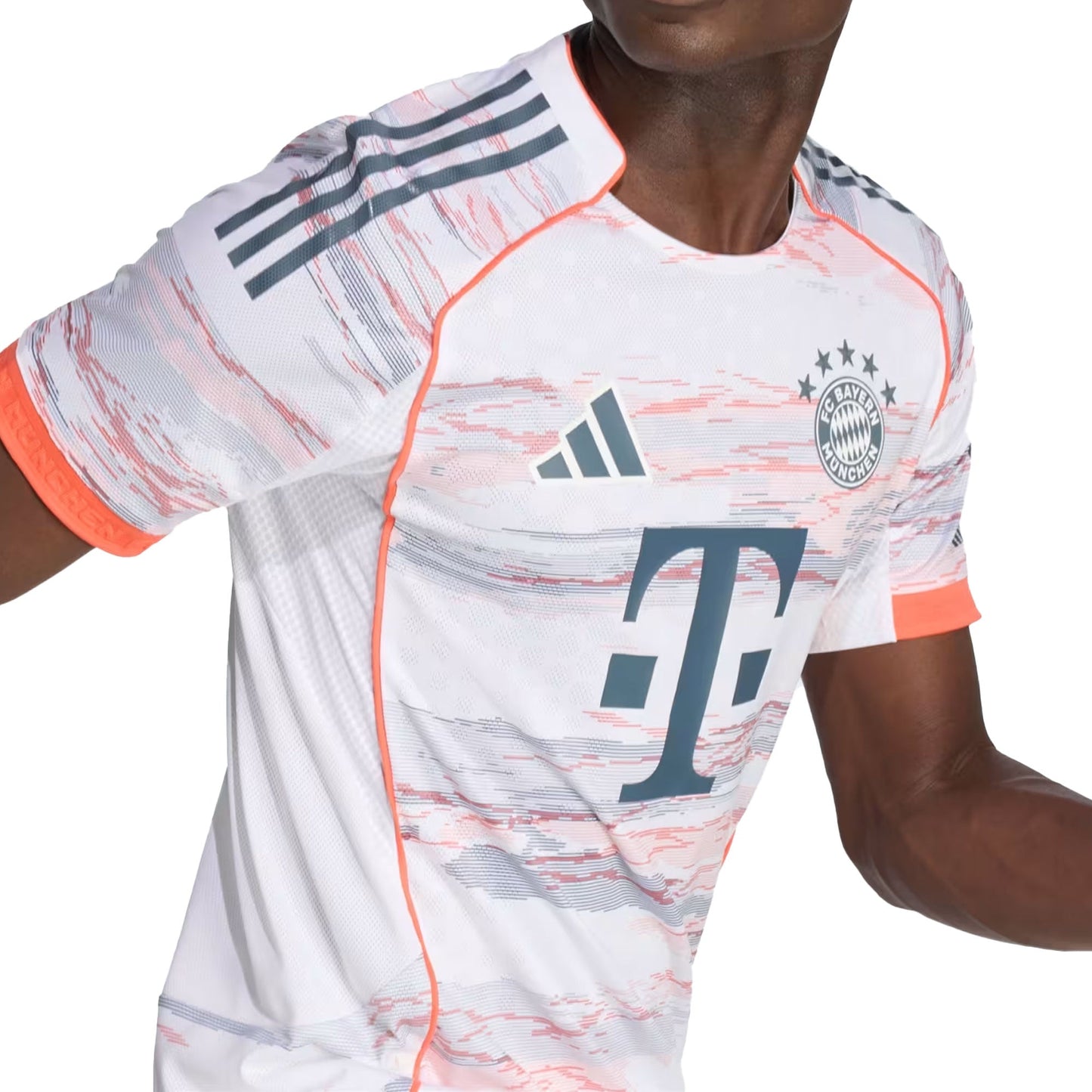 adidas Men's FC Bayern Munich 2025/26 Authentic Away Jersey White
