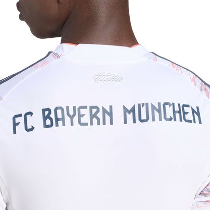 adidas Men's FC Bayern Munich 2025/26 Away Jersey White