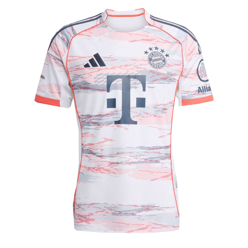 adidas Men's FC Bayern Munich 2025/26 Away Jersey White