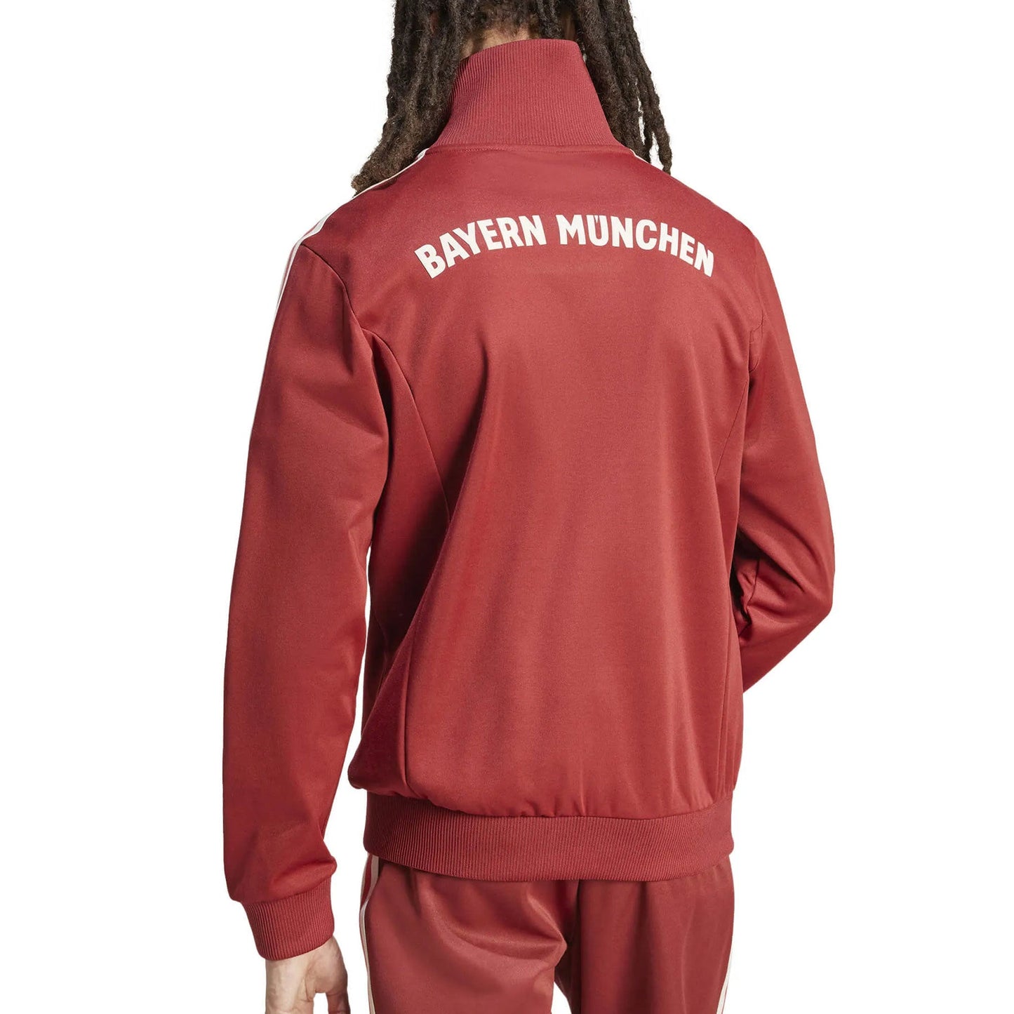 adidas Men's FC Bayern Munich OG Beckenbauer Track Top Red
