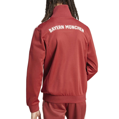 adidas Men's FC Bayern Munich OG Beckenbauer Track Top Red