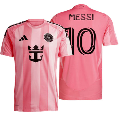 adidas Men's Inter Miami 2025/26 Home Jersey w/ Messi #10 Printing