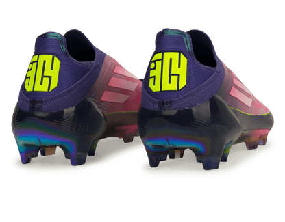 adidas Men's Lamine Yamal F50 Elite Laceless FG Purple/Lemon