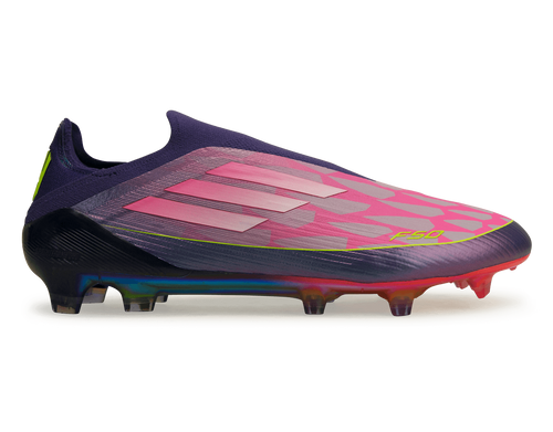 adidas Men's Lamine Yamal F50 Elite Laceless FG Purple/Lemon