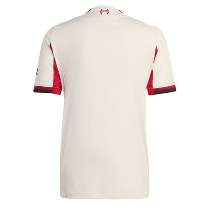 adidas Men's Liverpool 2025/26 Authentic Away Jersey Wonder White