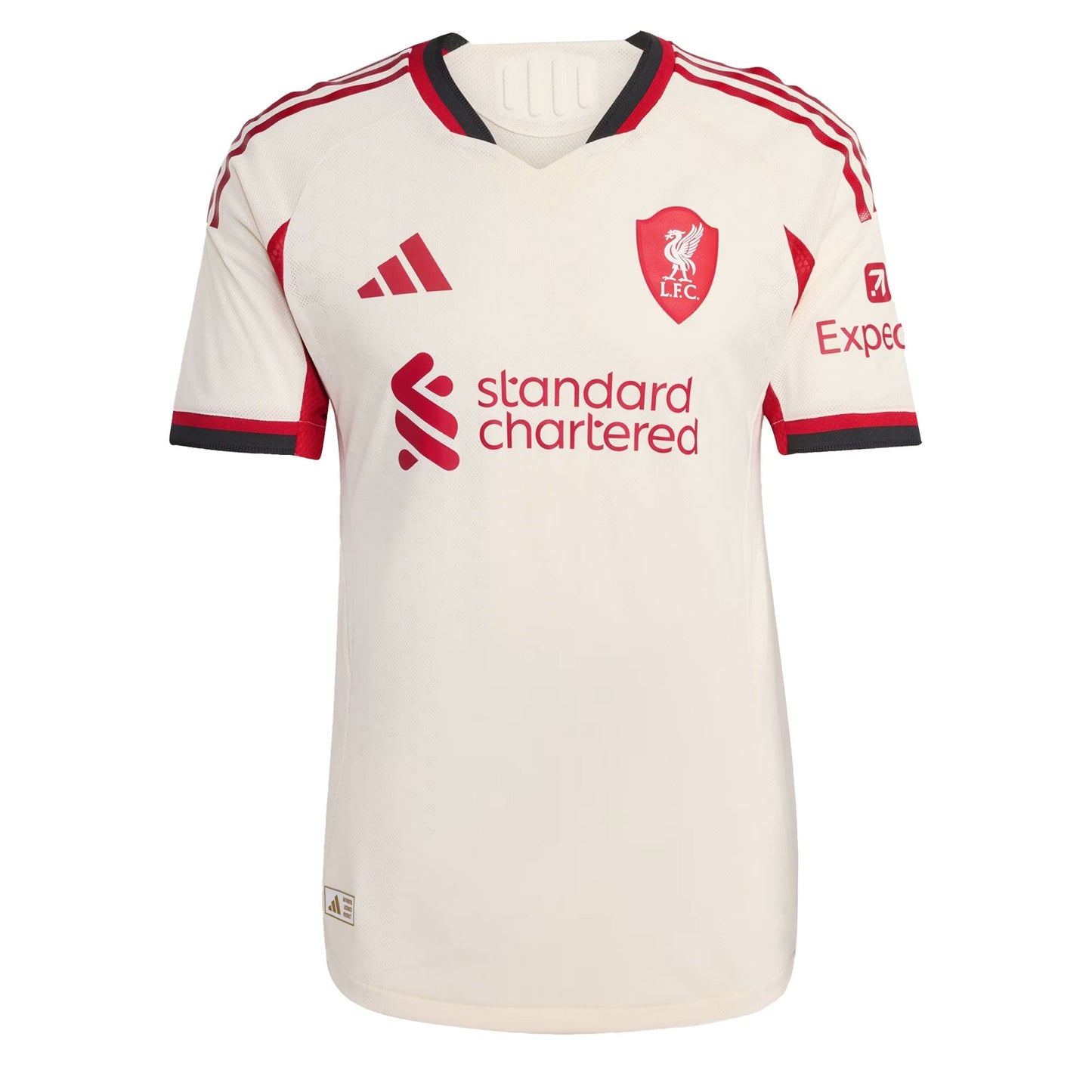 adidas Men's Liverpool 2025/26 Authentic Away Jersey Wonder White