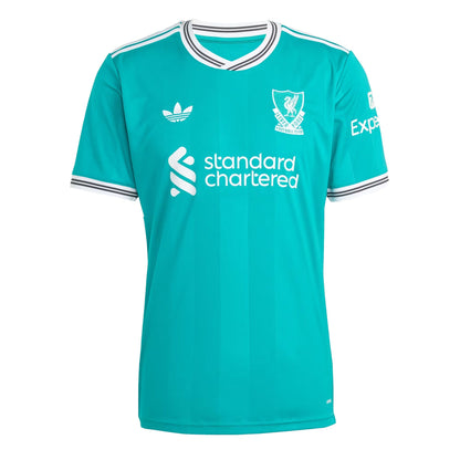 adidas Men's Liverpool 2025/26 Third Jersey Green/White