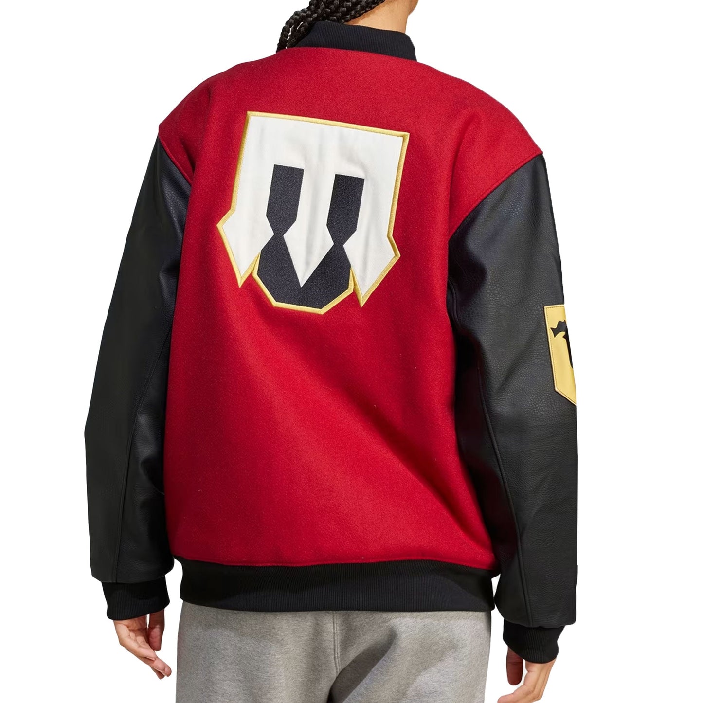 adidas Men's Manchester United 2024/25 VRCT Jacket Red/Black