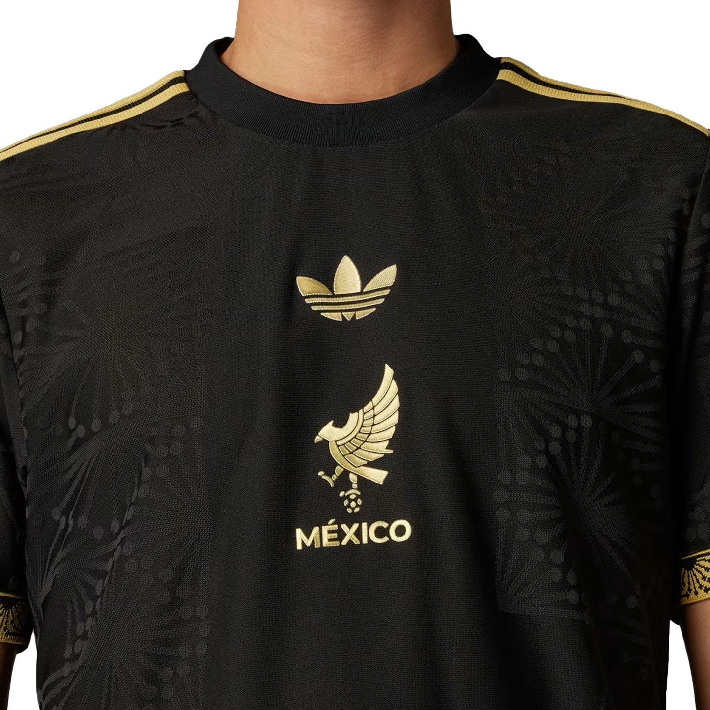 adidas Men's Mexico Gold 2025/26 Jersey Black/Gold