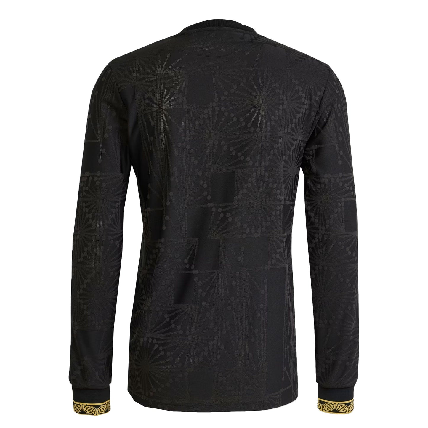 adidas Men's Mexico Gold 2025/26 Long Sleeve Jersey Black/Gold