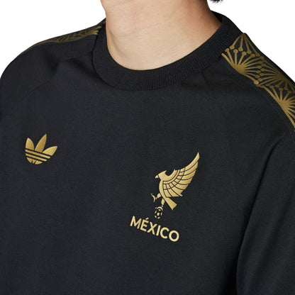 adidas Men's Mexico Gold 2025/26 Tee Black/Gold