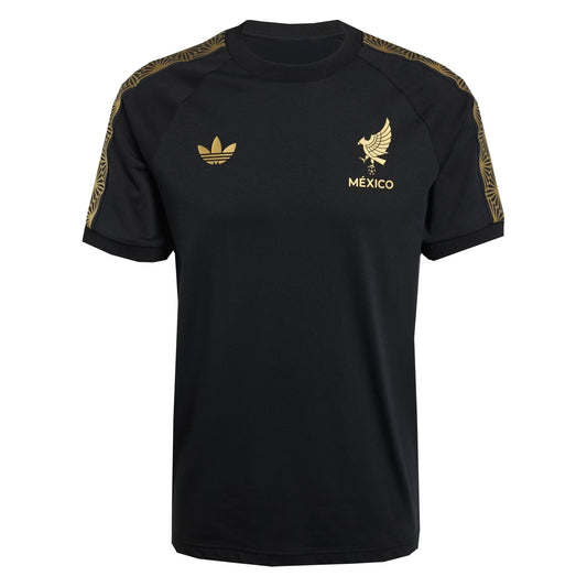 adidas Men's Mexico Gold 2025/26 Tee Black/Gold