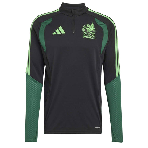 adidas Men's Mexico World Cup 2026 1/4 Zip Top Black/Green