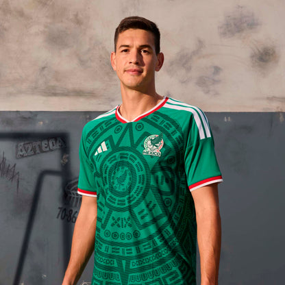 adidas Men's Mexico World Cup 2026 Authentic Home Jersey Green/White