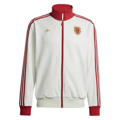 adidas Men's Originals FC Bayern Munich 2025/26 Full-Zip Track Jacket White