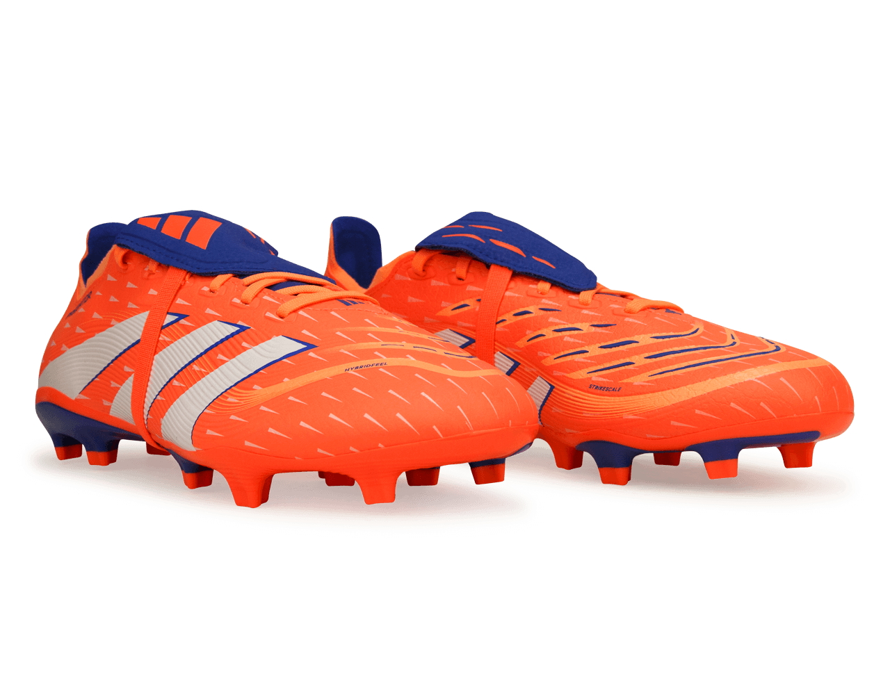 adidas Men's Predator League Foldover Tongue FG/MG Signal Coral/White