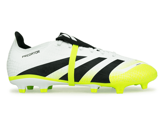 adidas Men's Predator League Foldover Tongue FG/MG White/Black/Green