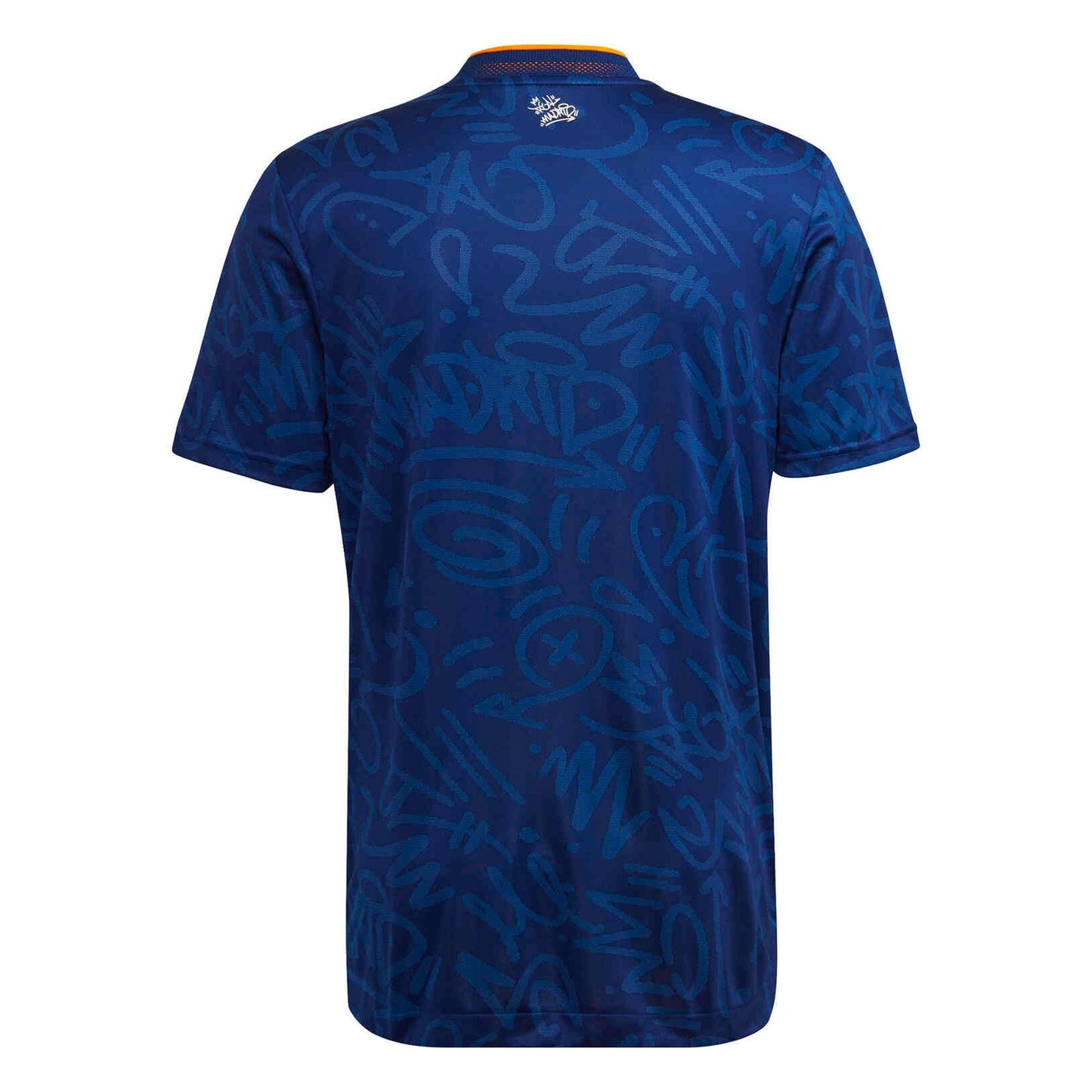 adidas Men's Real Madrid 2021/22 Authentic Away Jersey Blue/Orange