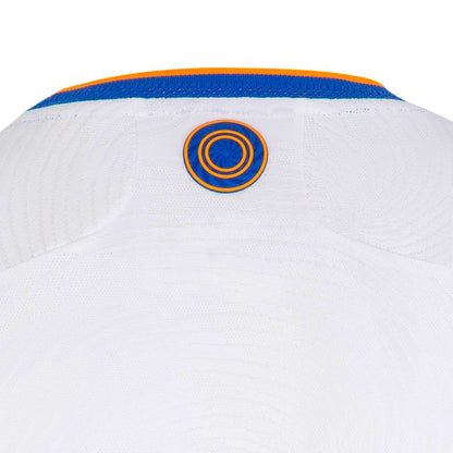adidas Men's Real Madrid 2021/22 Long Sleeve Authentic Home Jersey White/Blue