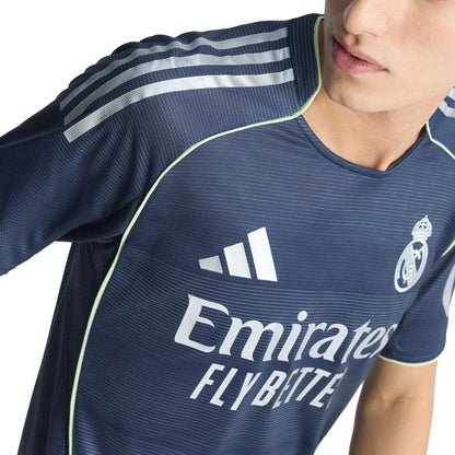adidas Men's Real Madrid 2025/26 Authentic Away Jersey Legend Ink/ White
