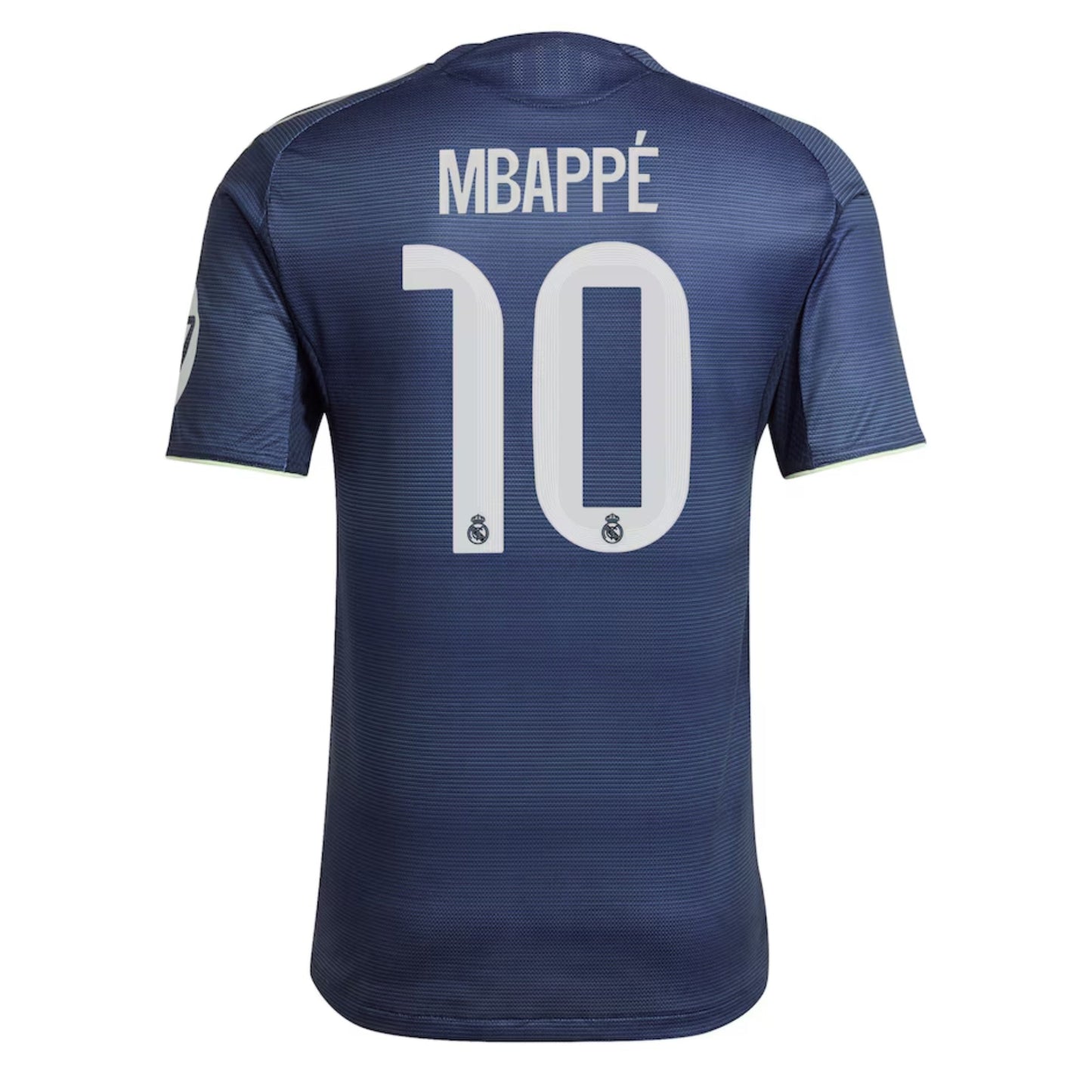 adidas Men's Real Madrid 2025/26 Authentic Away Jersey w/ Mbappe #10 Printing
