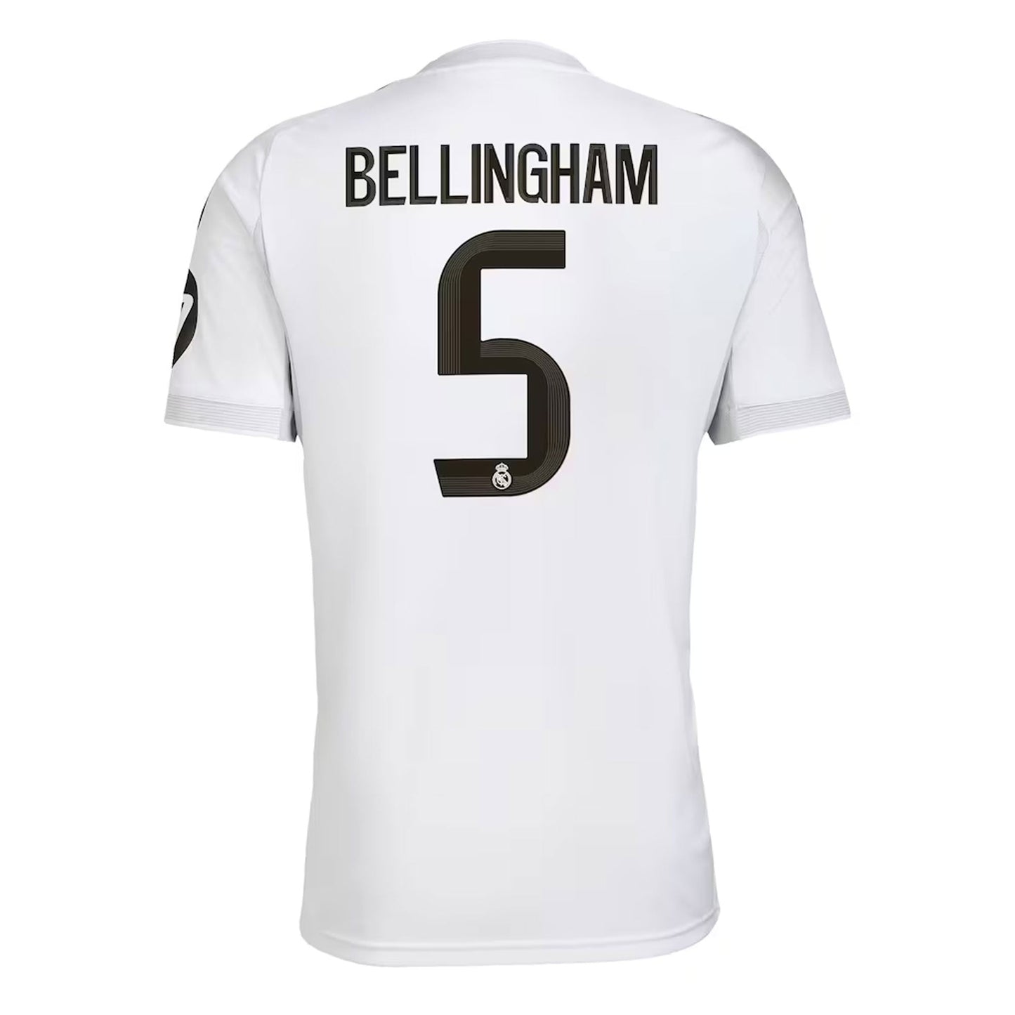 adidas Men's Real Madrid 2025/26 Home Jersey w/ Bellingham #5 Printing