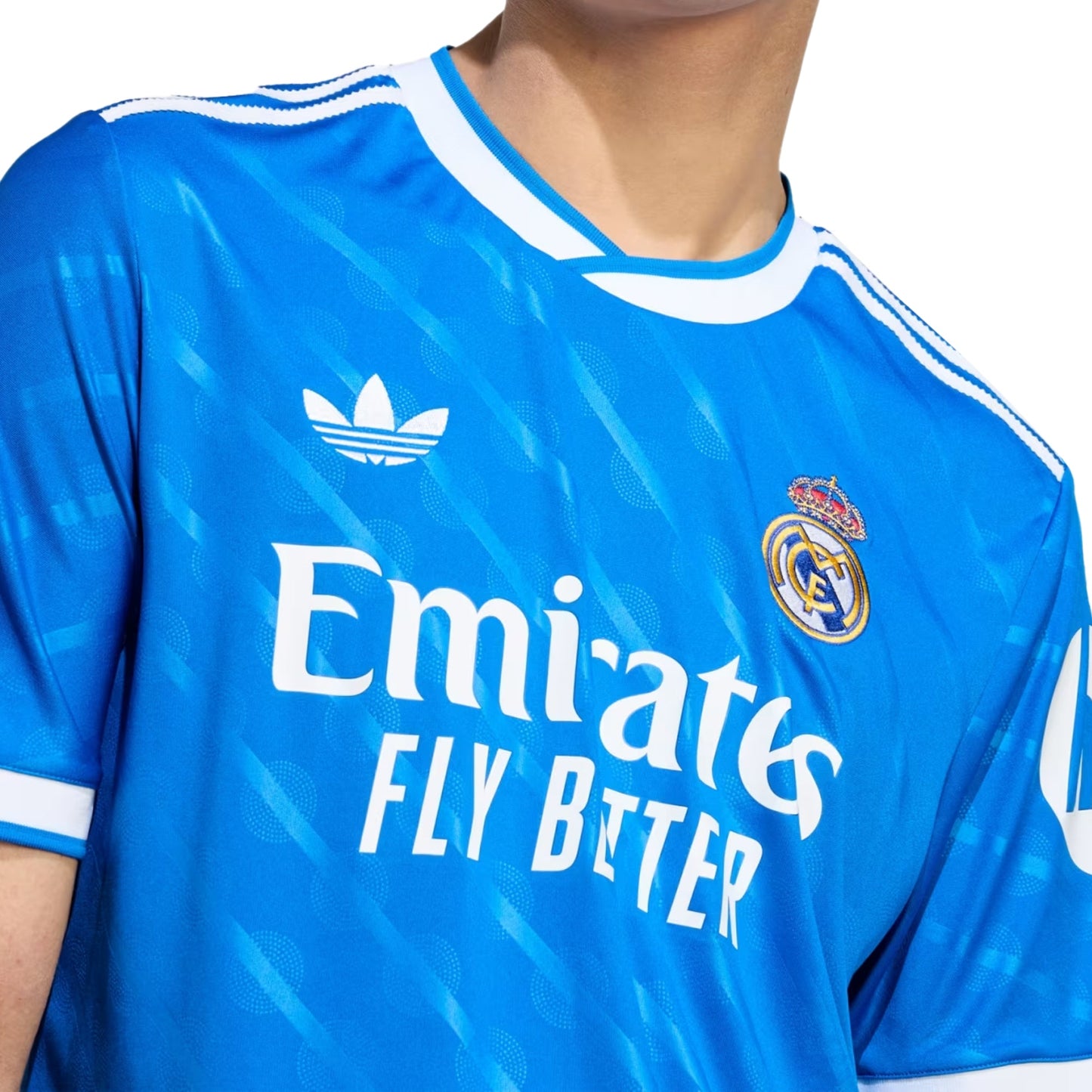 adidas Men's Real Madrid 2025/26 Third Jersey Blue Bird/ White