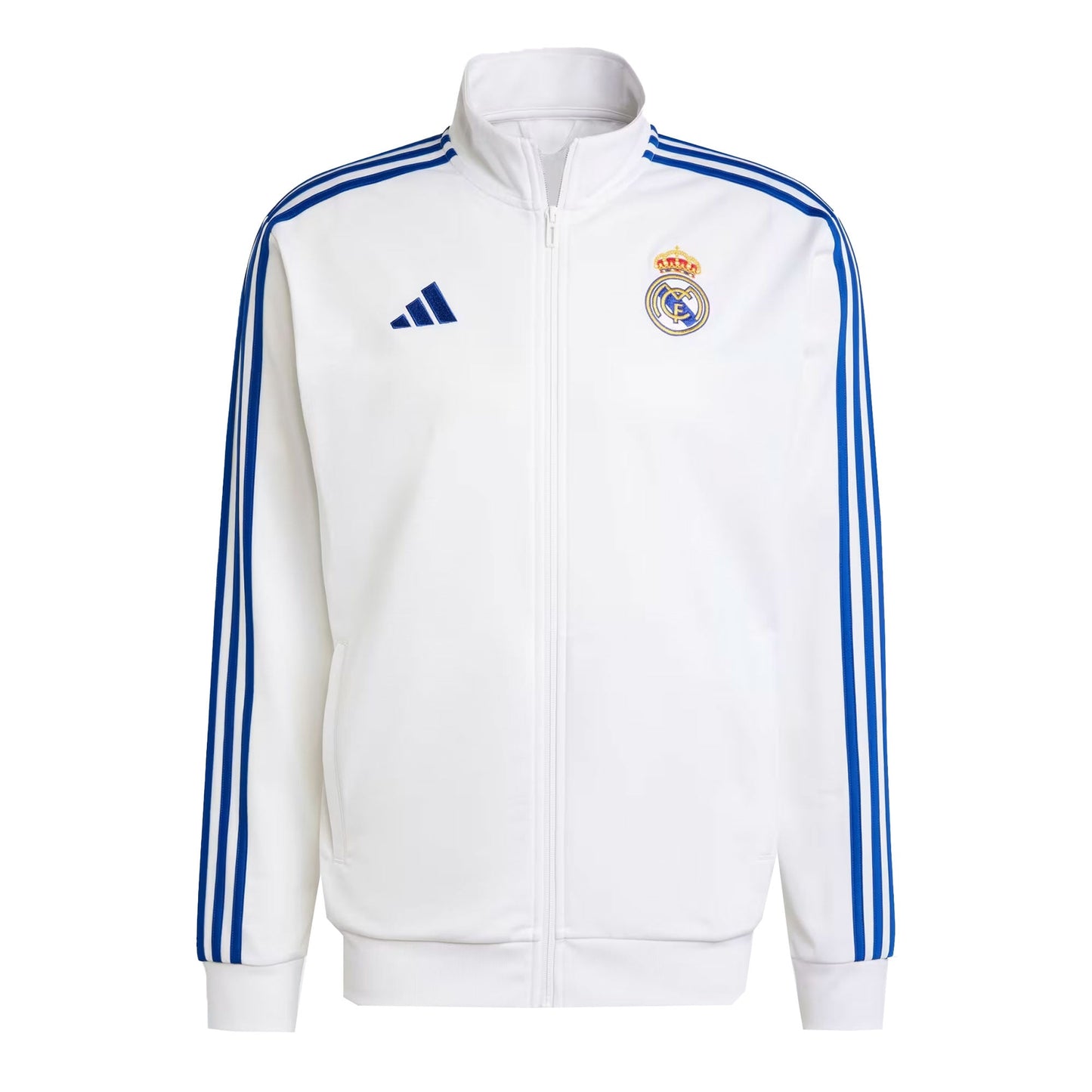 adidas Men's Real Madrid DNA Track Jacket White/Blue