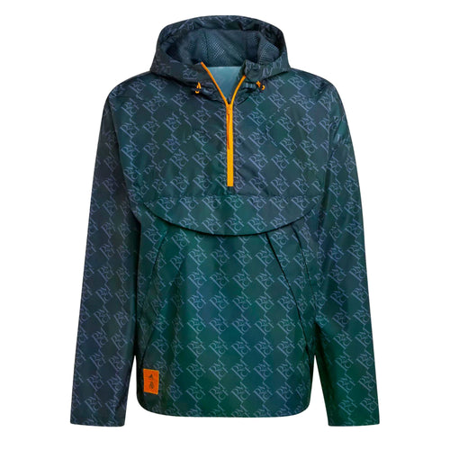 adidas Men's Real Madrid Seasonal 2024/25 Half-Zip Windbreaker Jacket Navy