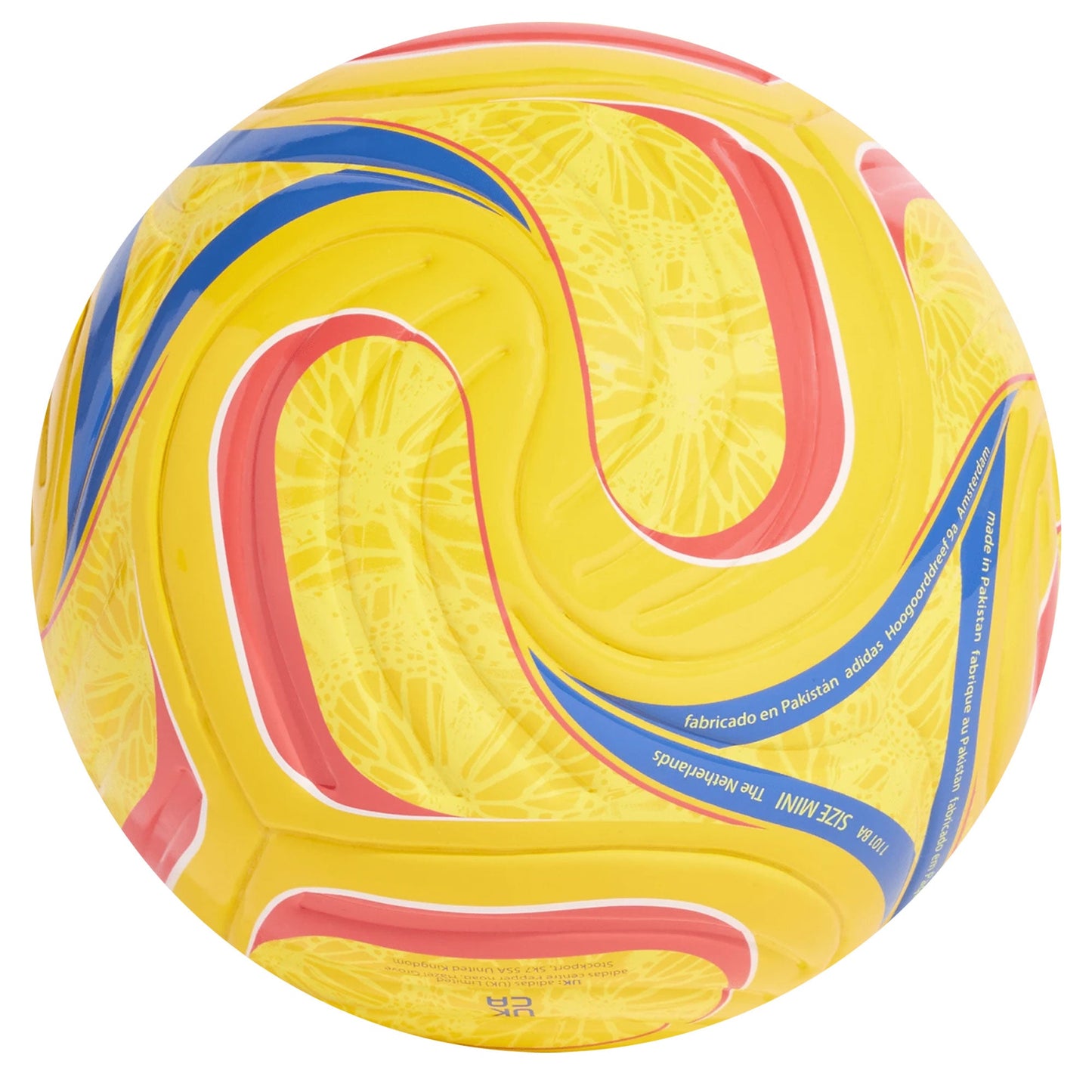adidas Trionda Colombia World Cup 2026 Home Mini Ball Yellow
