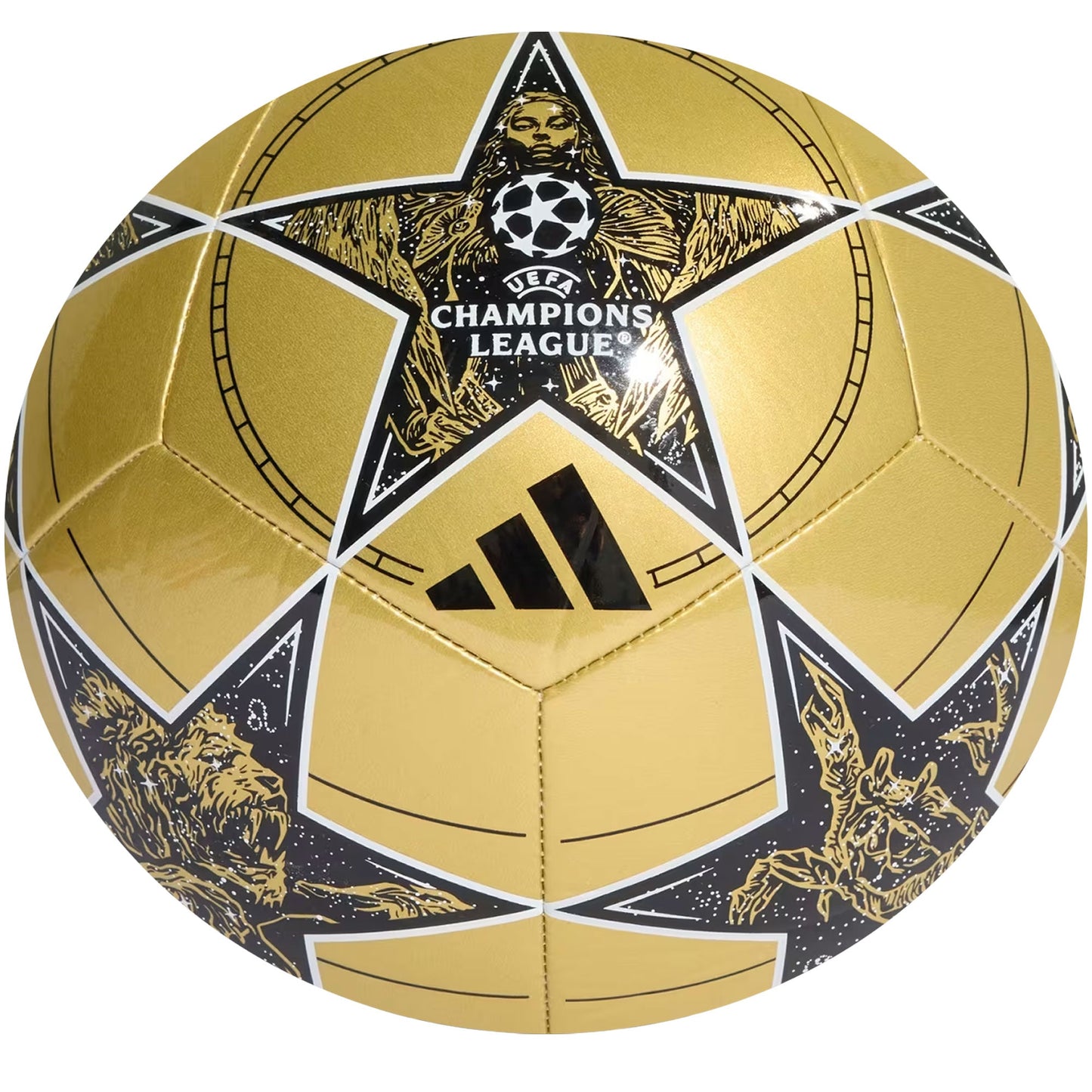 adidas UCL 2025/26 Club Ball Gold/Black/White