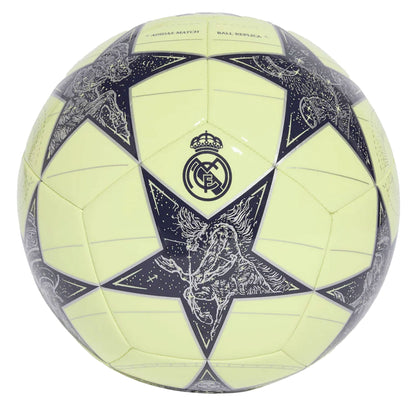 adidas UCL Real Madrid 2025/26 Club Ball Lime/Black/Silver