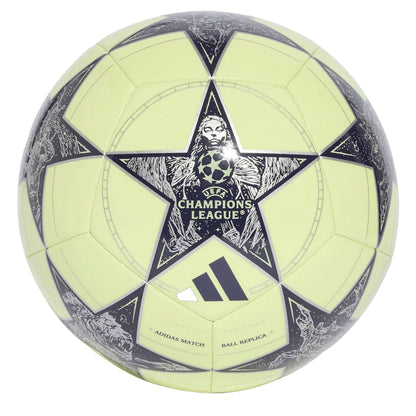 adidas UCL Real Madrid 2025/26 Club Ball Lime/Black/Silver