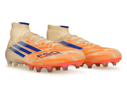 adidas Women's F50 Sparkfusion Elite Mid FG/AG Lucid Blue/Orange