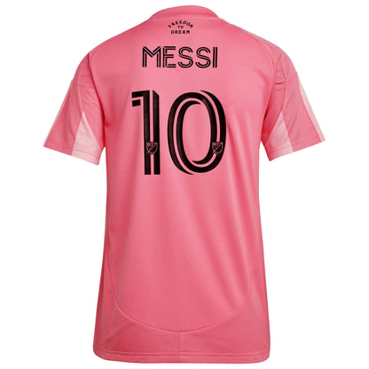 adidas Women's Inter Miami 2025/26 Home Jersey w/ Messi #10 Printing