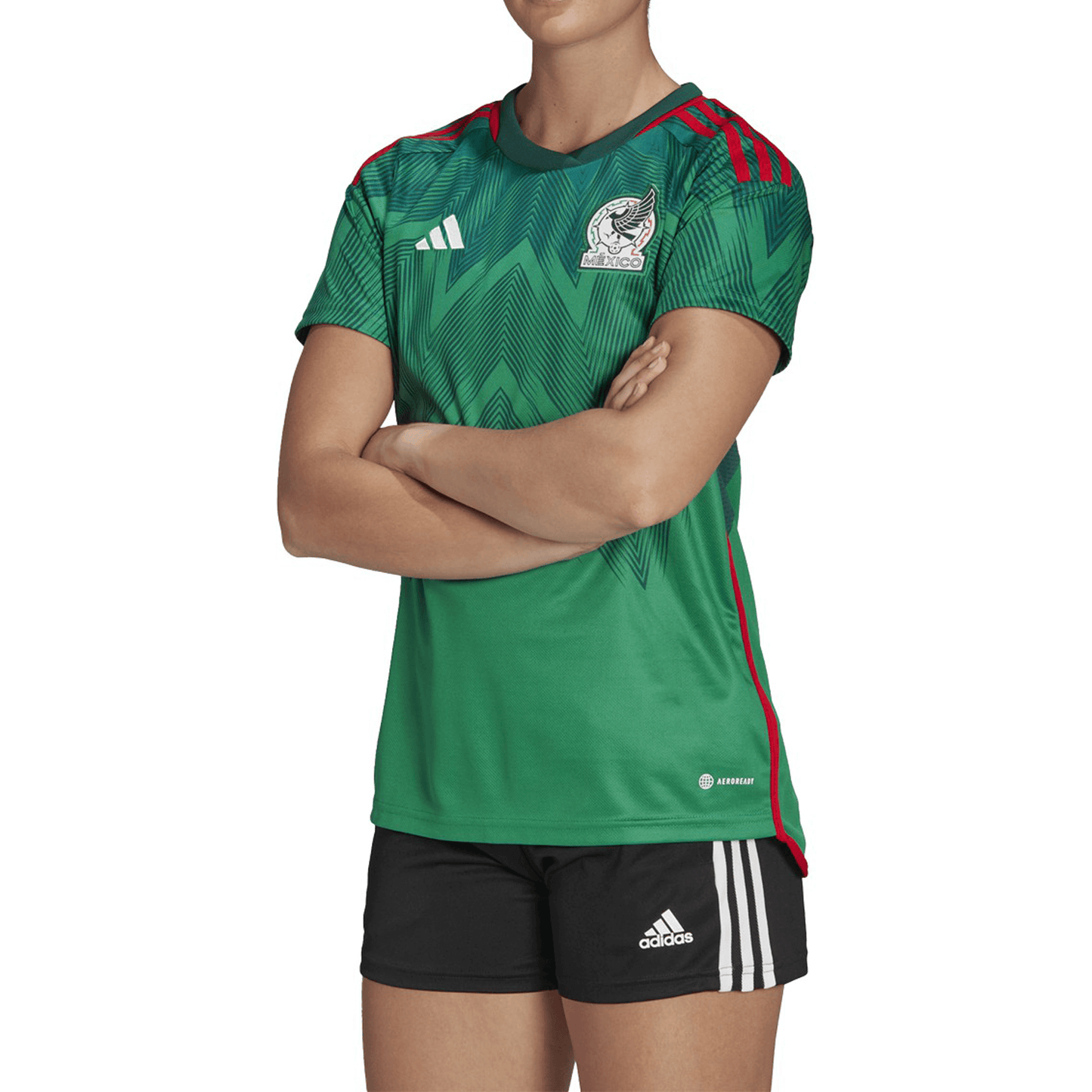 adidas Women's Mexico 2022 Home Jersey Vivid Green/Green