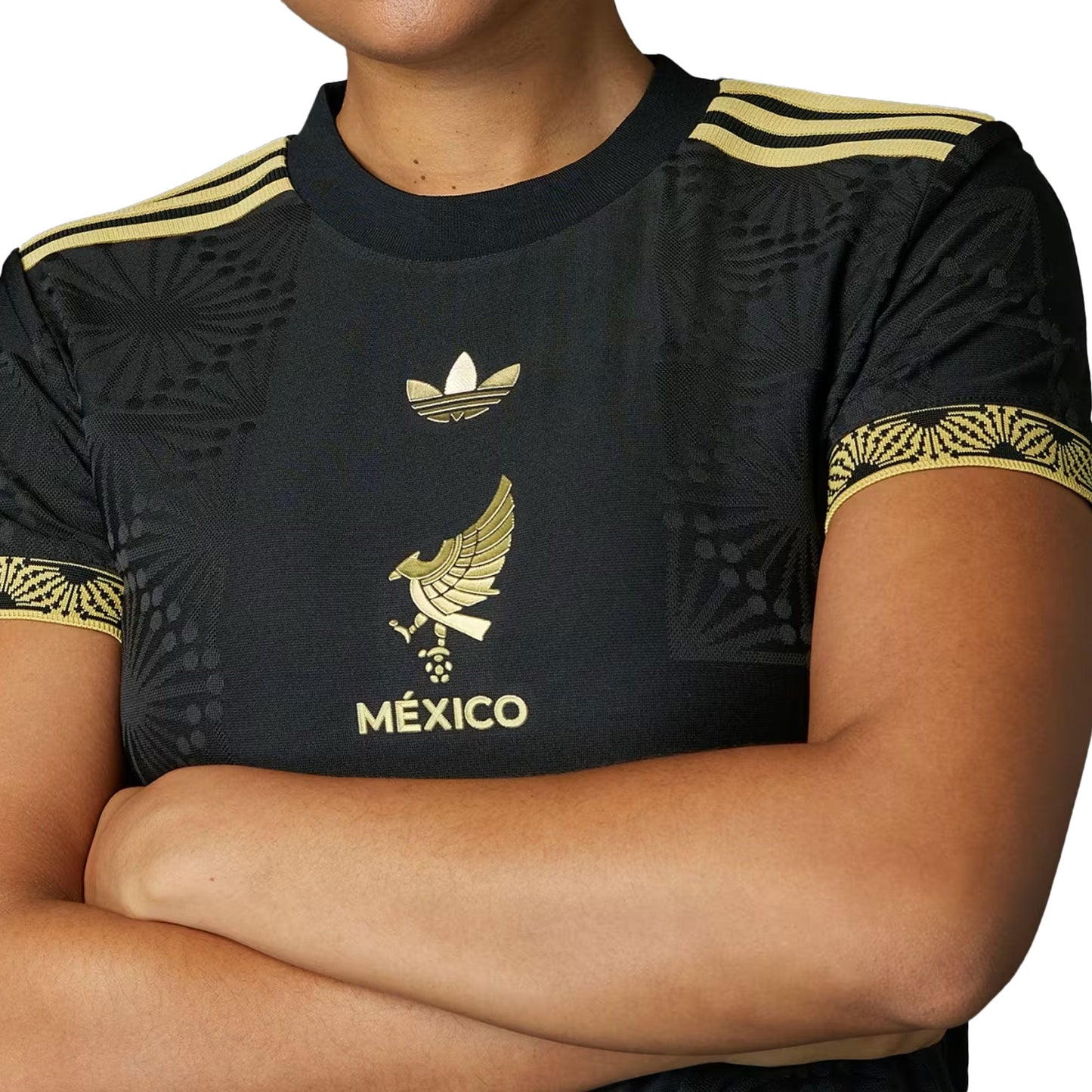 adidas Women's Mexico Gold 2025/26 Jersey Black/Gold