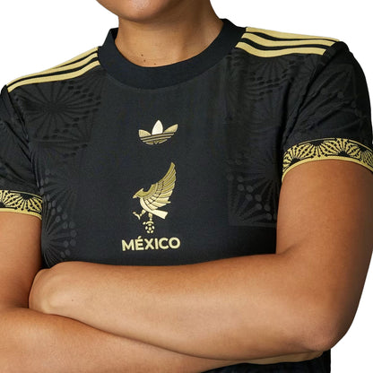 adidas Women's Mexico Gold 2025/26 Jersey Black/Gold