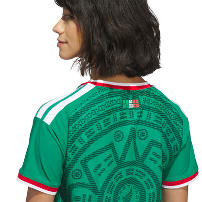 adidas Women's Mexico World Cup 2026 Authentic Home Jersey Green/White