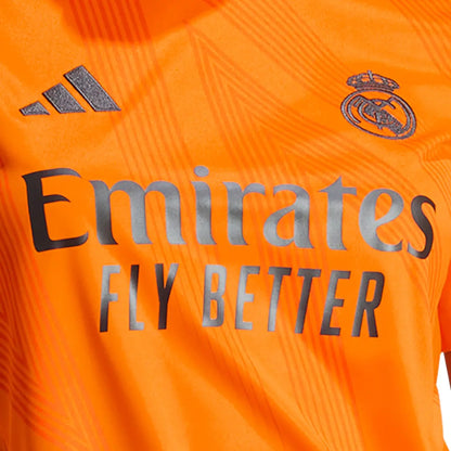 adidas Women's Real Madrid 2024/25 Away Jersey Orange/Black