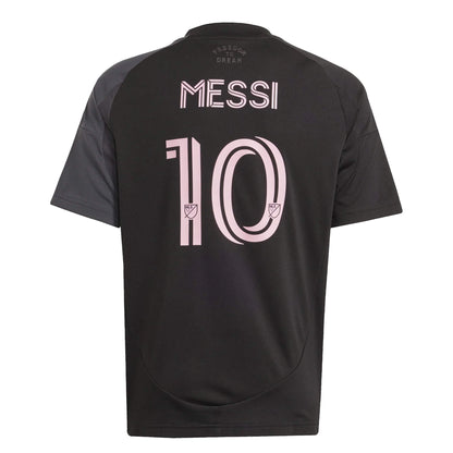 adidas Kids Inter Miami 2025/26 Away Jersey w/ Messi #10 Printing