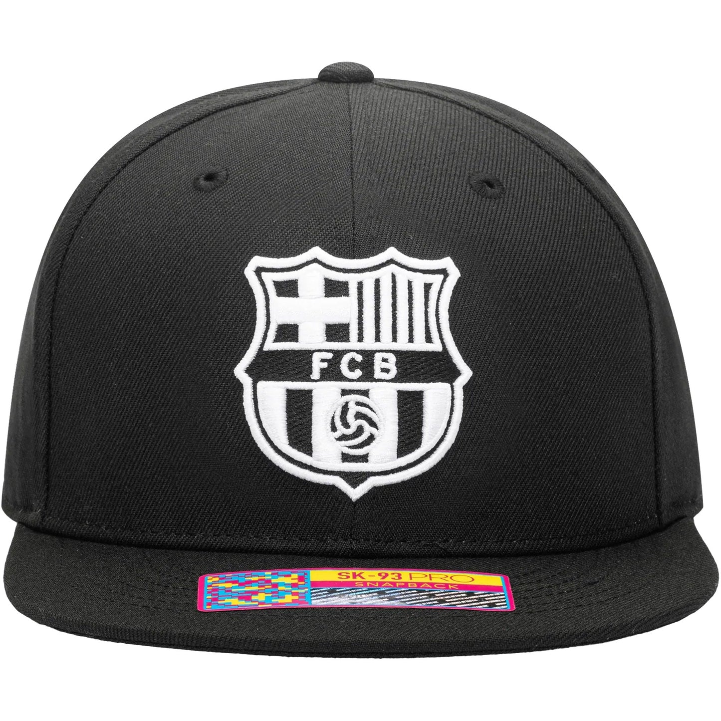 Fan Ink FC Barcelona Hit Snapback Hat Black/White