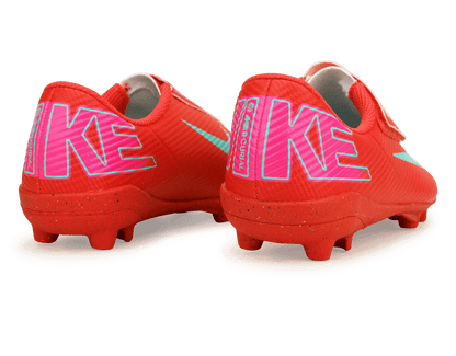 Nike Kids Zoom Mercurial Vapor 16 Club MG PS (V) Ember Glow/Aurora Green