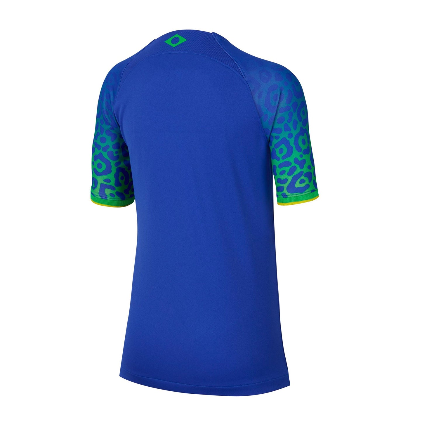Nike Kids Brazil 2022/23 Away Jersey Paramount Blue/Green Spark