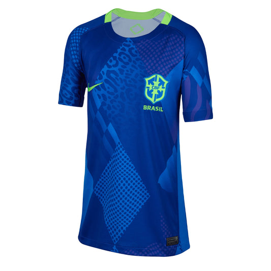Nike Kids Brazil 2025/26 Away Jersey Blue/Green