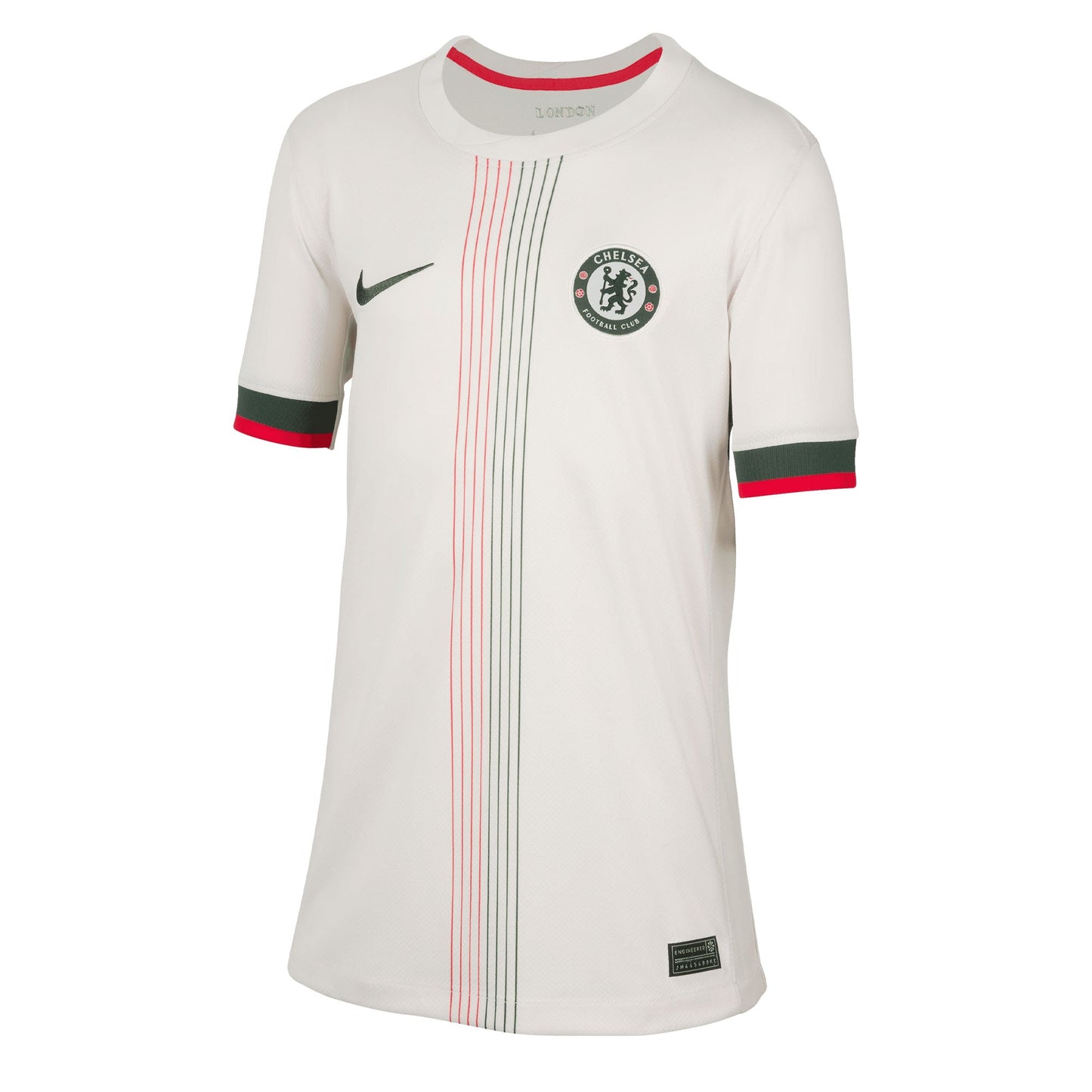 Nike Kids Chelsea 2025/26 Away Jersey Jade/Red