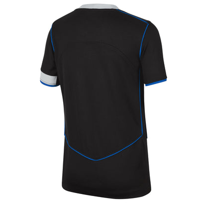 Nike Kids Chelsea 2025/26 Third Jersey Black/Silver/Blue