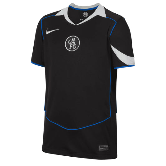 Nike Kids Chelsea 2025/26 Third Jersey Black/Silver/Blue
