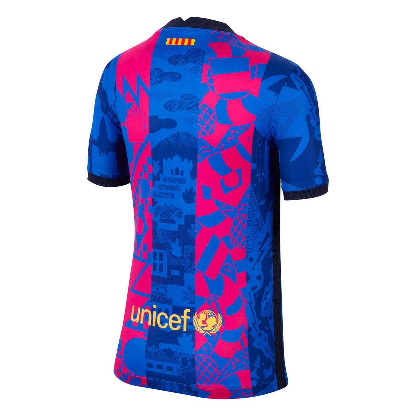 Nike Kids FC Barcelona 2021/22 Third Jersey Hyper Royal/Varsity Maize