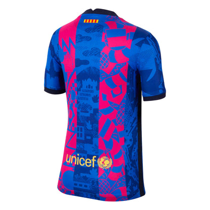 Nike Kids FC Barcelona 2021/22 Third Jersey Hyper Royal/Varsity Maize